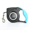 Safe Night Walking Retractable Dog Leash with Flashlight 360° Tangle-Free Ultra Bright