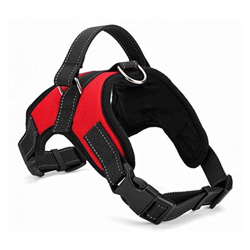 real simple dog harness reflective and padded soft plush